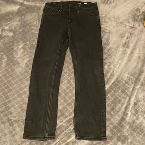 Volcom jeans black size 30 modern straight fit